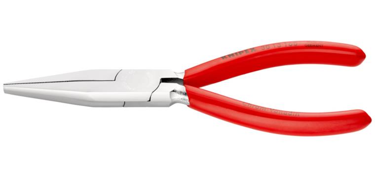 1001594077 Long nose pliers chrome-plated with plastic coating 160 mm Article 30 13 160