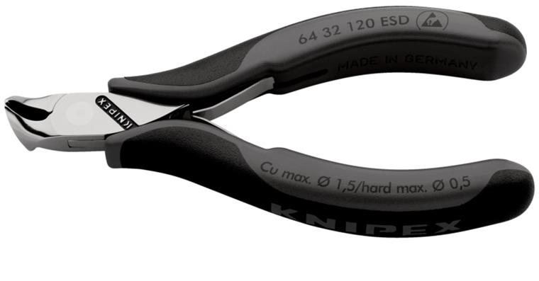 1001594264 Electronics diagonal cutters ESD 120 mm Article 64 32 120 ESD