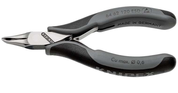 1001594267 Electronics diagonal cutters ESD 120 mm Article 64 62 120 ESD