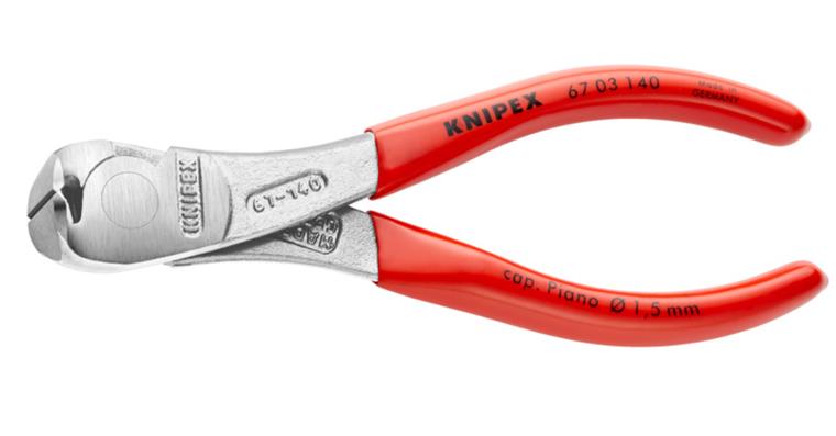 1001607067 Power diagonal cutters chrome-plated with plastic 145 mm Article 67 03 140