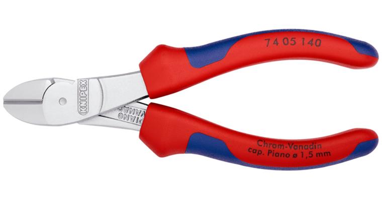1057510101 Heavy-duty diagonal cutters chrome-plated 140 mm Article 74 05 140