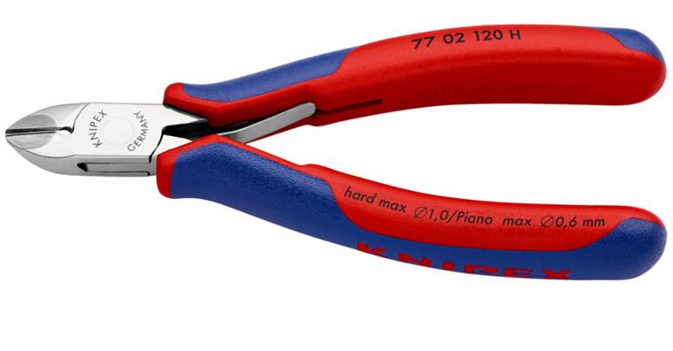 1001500335 Tungsten carbide electronics diagonal cutters 120 mm Article 77 02 120 H