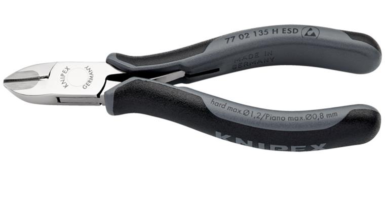 1001607127 Tungsten carbide electronics diagonal cutters ESD 135 mm Article 77 02 135 H ESD