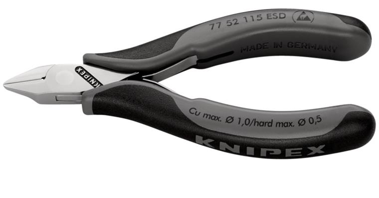 1001594289 Electronics diagonal cutters ESD 115 mm Article 77 52 115 ESD