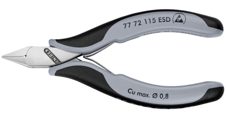 1063272107 Electronics diagonal cutters ESD 115 mm Article 77 72 115 ESD