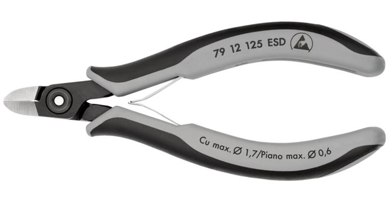 1001600850 Precision diagonal cutters for electronics ESD 125 mm Article 79 12 125 ESD