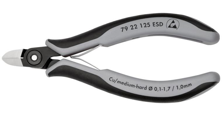 1063301102 Precision electronics diagonal cutters ESD 125 mm Article 79 22 125 ESD