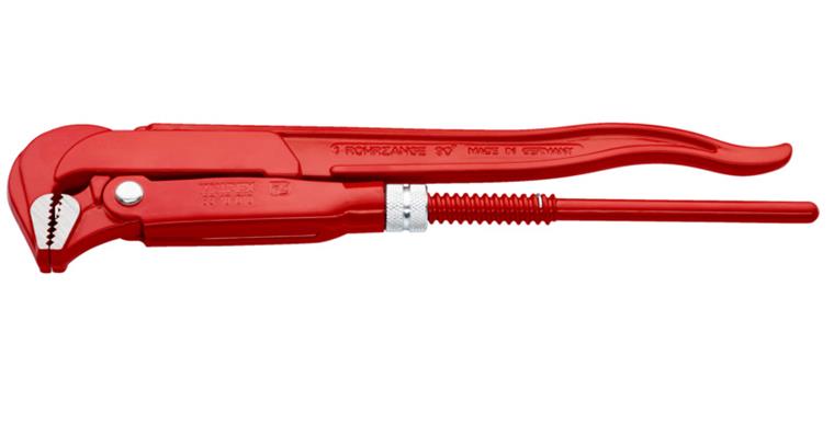 1001500237 Pipe wrench 90 degrees red powder coated 310 mm Article 83 10 010
