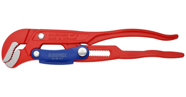 1001600959 Pipe wrench S-Maul with quick setting red 330 mm Article 83 60 010