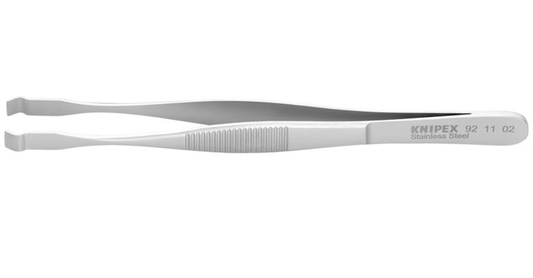 1001500913 Positioning tweezers stainless steel serrated 145 mm Item number 92 11 02