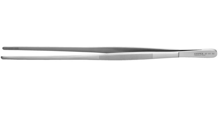 1001500934 Universal tweezers stainless steel serrated 300 mm Item number 92 61 02