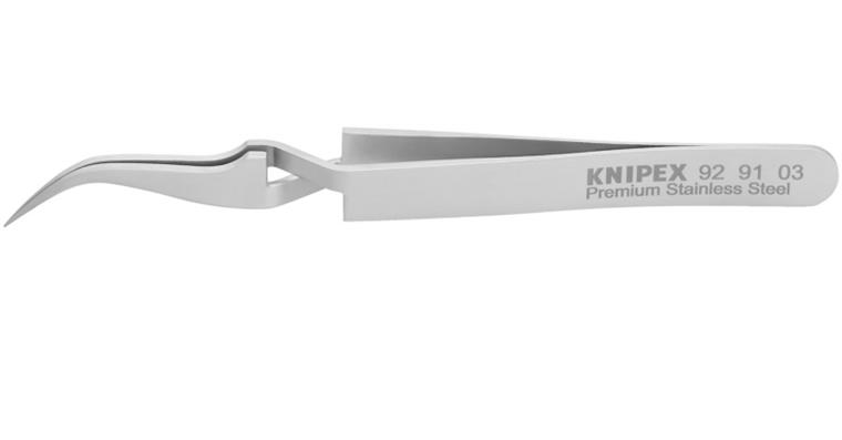 1001500947 precision cross tweezers, stainless steel, smooth 115 mm Article number 92 91 03