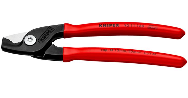 1001500951 StepCut(R) cable shears with plastic coating, burnished 160 mm 95 11 160