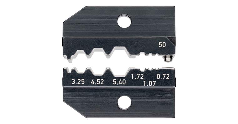 1001600126 Crimping dies for coaxial connectors Article number 97 49 50