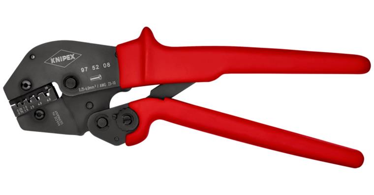 1001600354 Crimping pliers burnished with plastic handles 250 mm Article 97 52 08