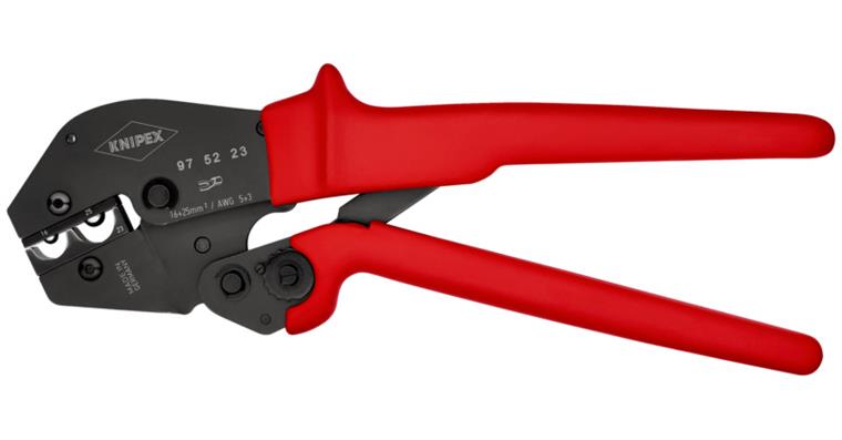 1001600511 Crimping pliers burnished with plastic handles 250 mm Article 97 52 23