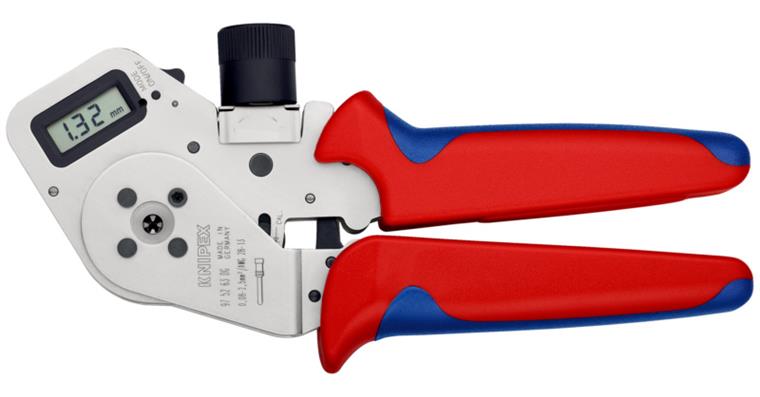 1001600720 Four-prong crimping pliers digital chrome-plated 195 mm Article 97 52 63 DG