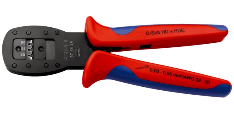 1001600597 Crimping pliers for miniature plugs, burnished 190 mm Article 97 54 24
