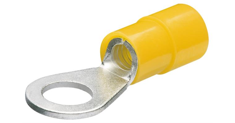 1001500382 Cable lug ring form insulated yellow 100x Item number 97 99 180