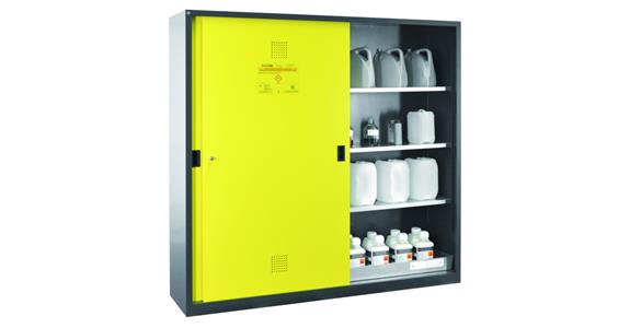 Chemikalienschrank 2000 x 500 x 1950 mm CHS 2000 ST-P