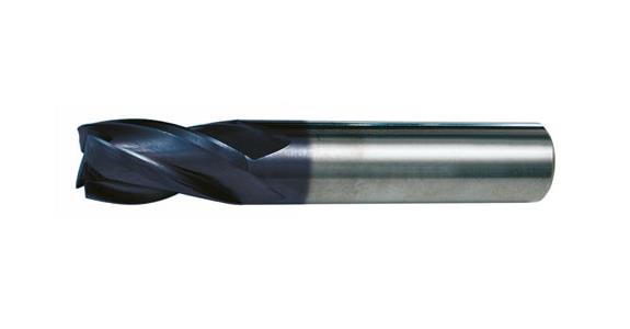 VHM-Bohrnutenfräser kurz TiAlN-beschichtet 30° Z4 HA-Schaft 8 mm