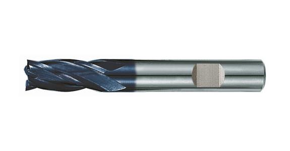 VHM-Bohrnutenfräser lang TiAlN-beschichtet 30° Z4 HB-Schaft 10 mm