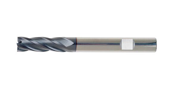 VHM-Bohrnutenfräser lang TiAlN-beschichtet 30° Z4 HB-Schaft 4 mm