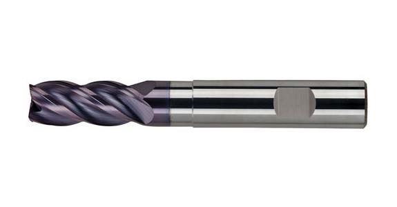VHM HPC-Schaftfräser Classic  35/38° TiAlN freigestellt  Gr.M HB Z4 Ø 6mm