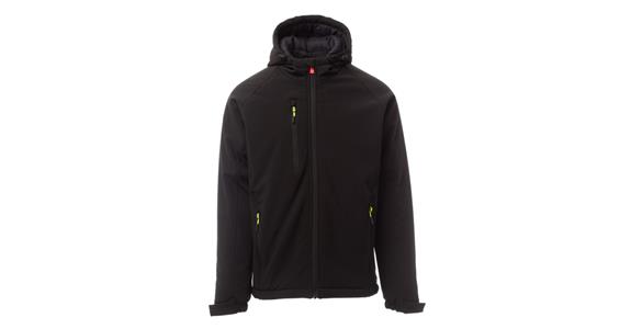 Winter-Softshell-Jacke Gale Pad schwarz Gr.4XL