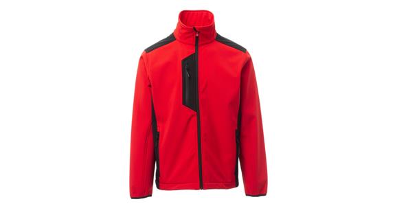 Softshell-Jacke Galway rot/schwarz Gr.M