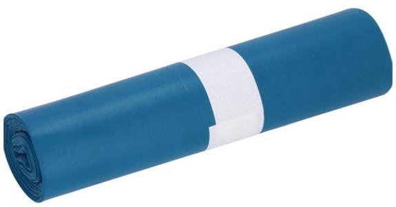 Refuse bags 70 litres blue strong design 18 µm roll of 50 bags