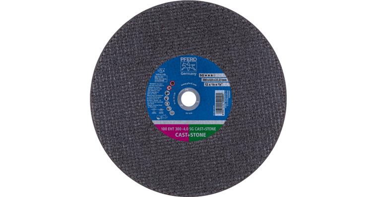 1001433743 Cut-off wheel EHT 300x4.0x22.23 mm SG CAST STONE for cast iron