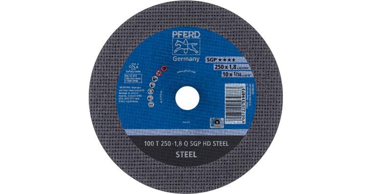 1001433764 Stationary cutting-off wheel T 250x1.8x30mm medium hard HD STEEL steel 100m/s