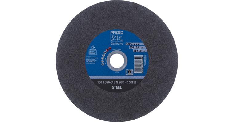 1001433762 Stationary cutting-off wheel T 350x3.8x40mm soft HD STEEL for steel 100m/s