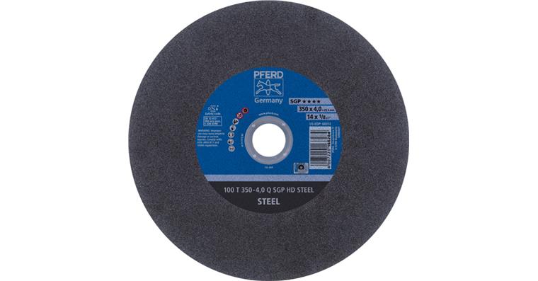 1001429310 Stationary cutting-off wheel T 350x4.0x25.4 mm medium hard HD STEEL steel 100m/s