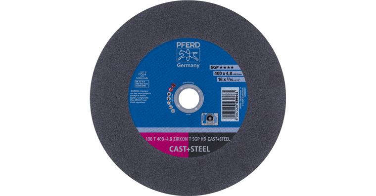 1001434209 Stationary cut-off wheel T 400x4.8x40mm very hard HD CAST STEEL for cast iron