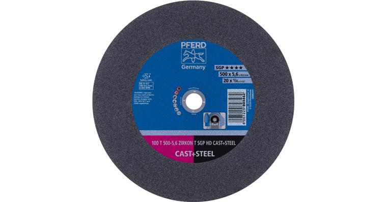 1001436798 Stationary cut-off wheel T 500x5.6x40mm very hard HD CAST STEEL for cast iron