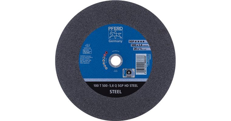 1001434205 Stationary cutting-off wheel T 500x5.8x40mm soft HD STEEL for steel 100m/s