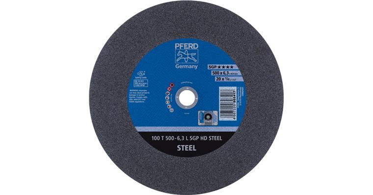 1001436797 Stationary cutting-off wheel T 500x6.3x40mm very soft HD STEEL steel 100m/s