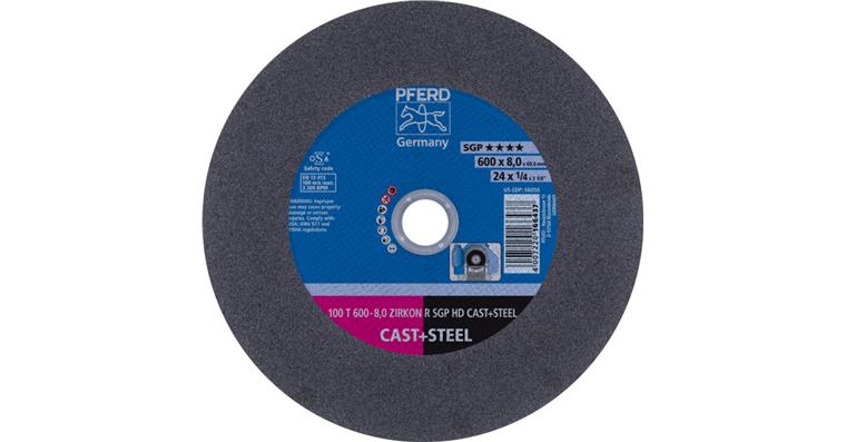 1001429316 Stationary cut-off wheel T 600x8.0x60mm hard HD CAST STEEL for cast iron