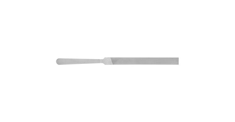 1001425268 contact file, flat butt-thin 100mm cut 2 for contacts, narrow grooves