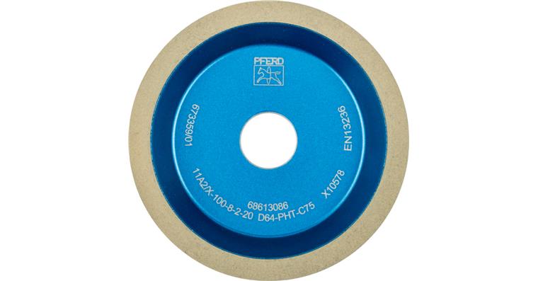 1001429480 diamond grinding wheel synthetic resin 11A2/60 degree PHT 125mm D64 dry grinding