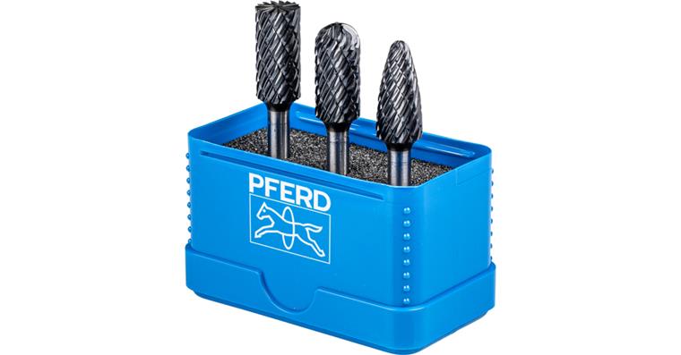1044100101 carbide high-performance burr set ALLROUND HC-FEP 3-piece shank 6 mm