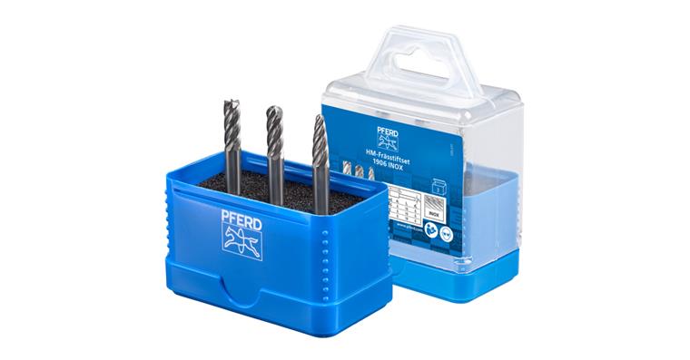 1001441593 carbide burr set 1906 INOX 3-piece diameter 6mm shank 6mm