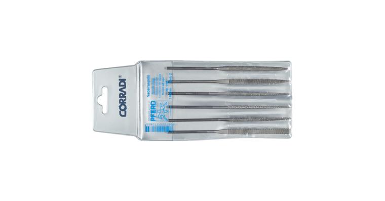 1001425326 needle rasp set 6-piece in plastic bag 140mm Swiss cut 2 wood