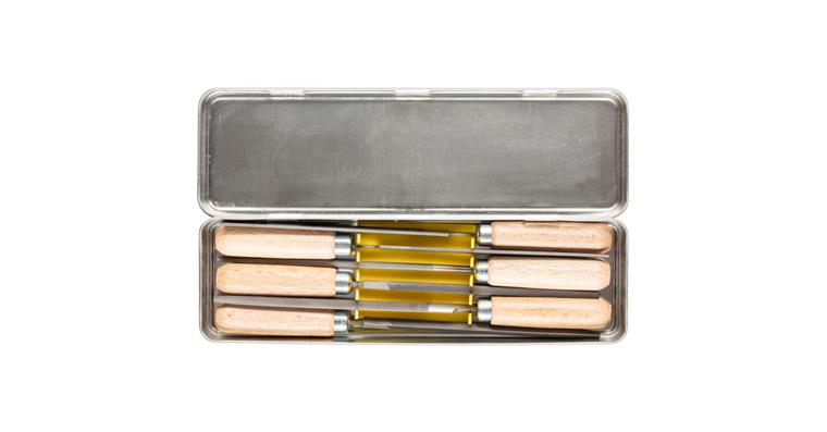 1041613101 key file set with wooden handle 6-piece 100mm cut 2 265 K