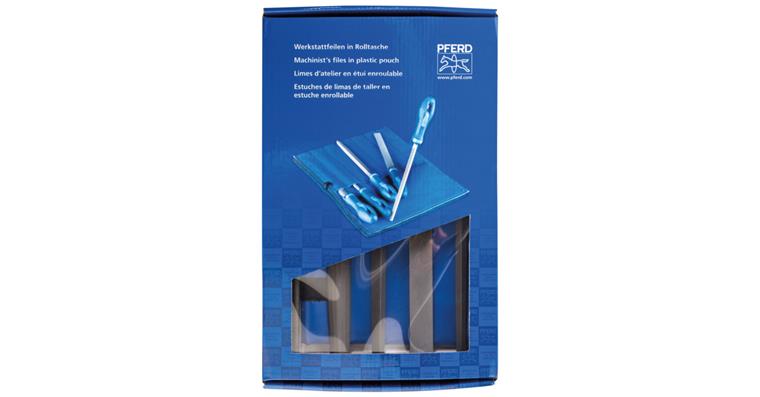 1001436309 workshop file set WRU 5-piece in roll bag 200mm cut 2 universal