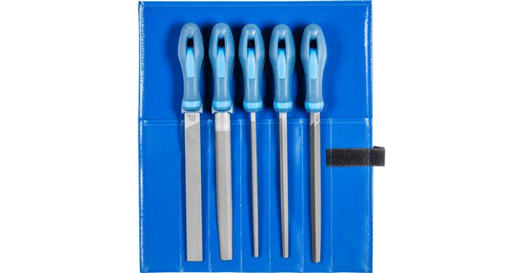1001436306 workshop file set WR 5-piece in roll bag 200mm cut 3 fine machining