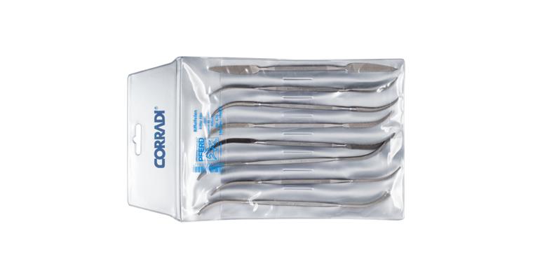 1001425992 precision fluted file set type 670 190mm Swiss cut 0 coarse 8-piece set