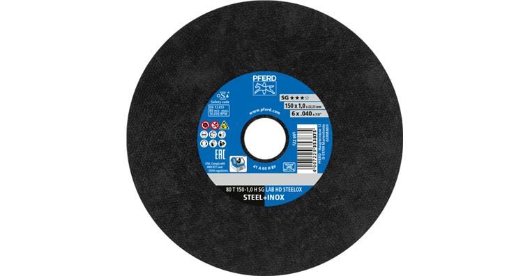 1001436790 Laboratory cut-off wheel T 150x1.0x22.23 mm Line SG LAB HD STEELOX for steel